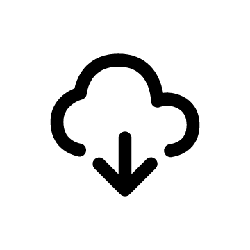 Cloud Arrow Down icon
